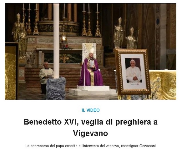 Vigevano ricorda Benedetto XVI