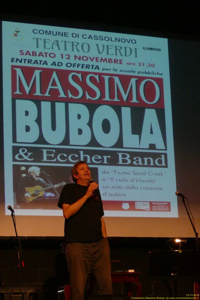 Massimo Bubola a Cassolnovo