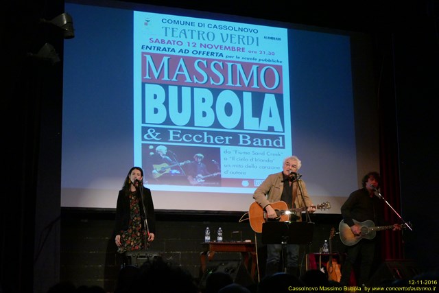 Massimo Bubola a Cassolnovo