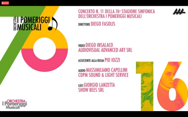 Diego Fasolis I Pomeriggi Musicali
