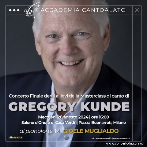 Cantoalato Gregory Kunde