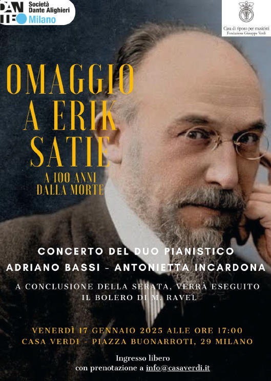 Adriano Bassi Antonietta Incardona Erik Satie