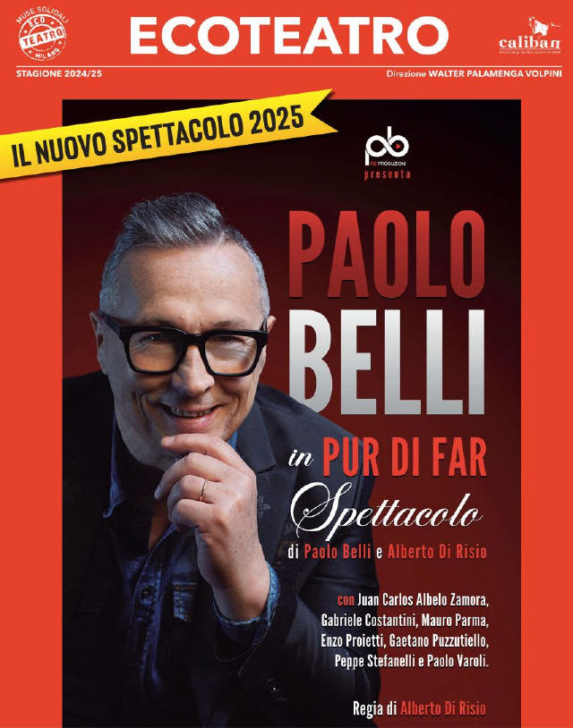 Paolo Belli in Pur di far spettacolo