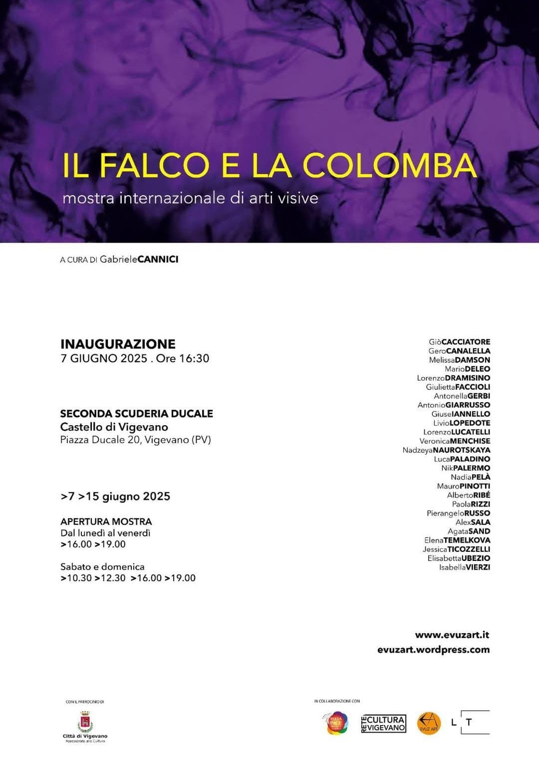 Il falco e la colomba Castello Vigevano