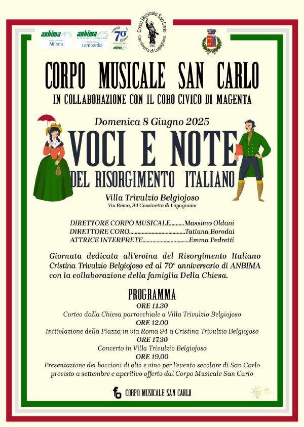 Cassinetta Banda San Carlo Coro Civico Magenta