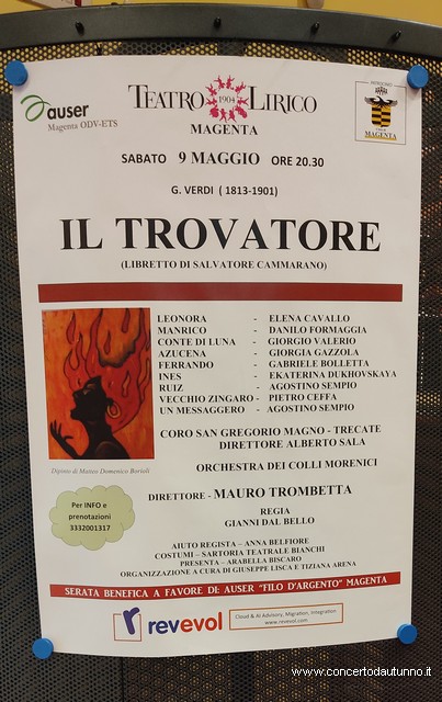 Auser Magenta Trovatore al Lirico
