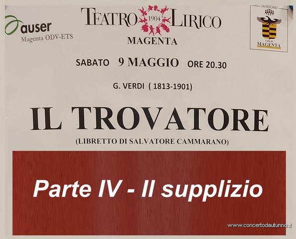 Auser Magenta Trovatore al Lirico