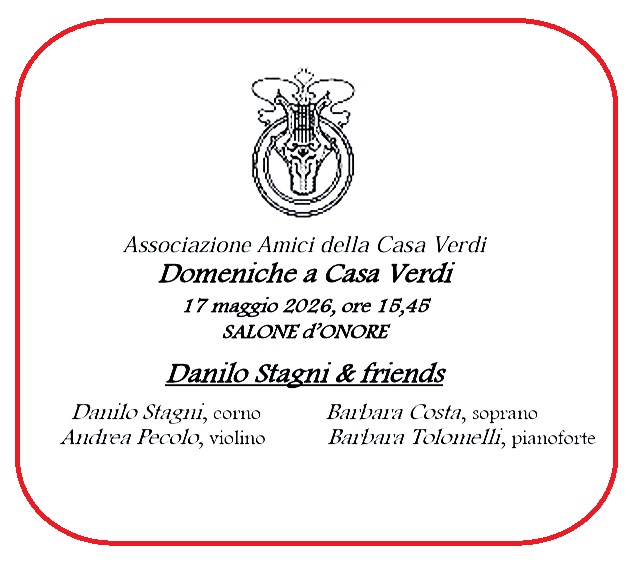 Barbara Costa in Casa Verdi